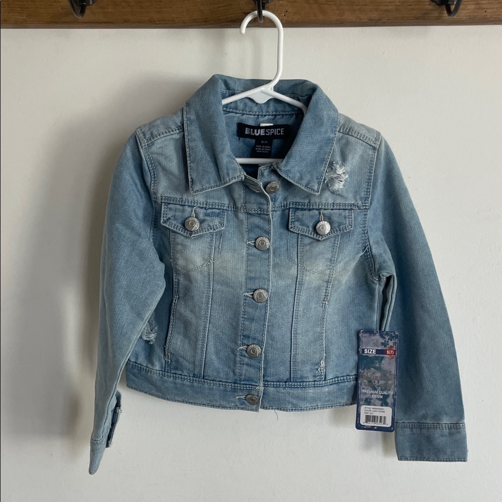 Blue Spice Light Blue Kids Jean Jacket